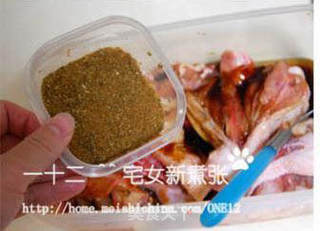 脆皮孜然烤鸡腿的做法步骤:7