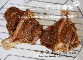 脆皮孜然烤鸡腿的做法步骤:12