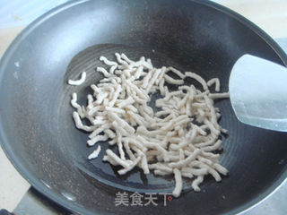 三丝炒花生素肉的做法步骤：4
