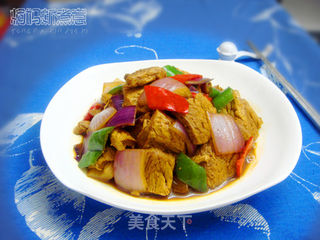 杂菜焖花生素肉的做法步骤：8