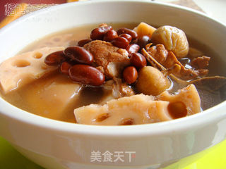 红腰豆莲藕猪骨汤的做法步骤：7