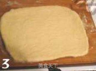 芝士培根面包卷的做法步骤:3