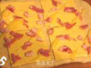 芝士培根面包卷的做法步骤:5