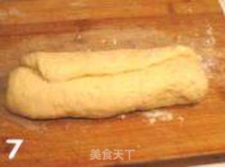 芝士培根面包卷的做法步骤:7