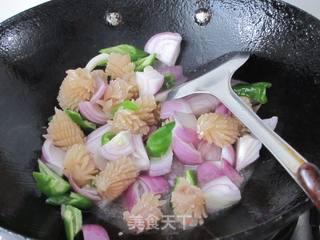 酱爆鱿鱼卷的做法步骤:10