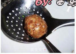 红烧狮子头的做法步骤:9