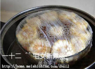 农家腊味合蒸的做法步骤:10