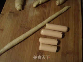 玉米肠肉桂面包卷的做法步骤：11