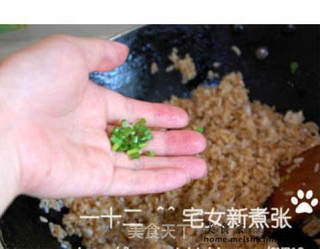 焦葱虾油炒饭的做法步骤:8