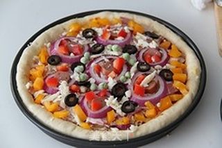培根芝士Pizza的做法步骤:18