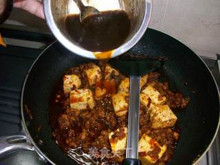 简简单单又一餐@@肉末麻辣豆腐的做法步骤:6