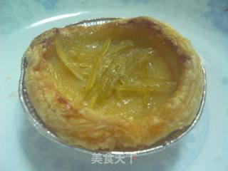 蜜柚蛋挞的做法步骤:3
