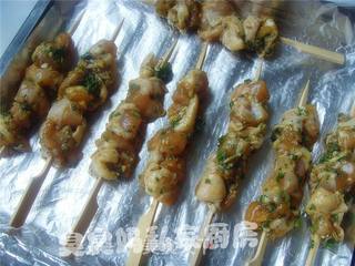 法香鸡肉串的做法步骤:6