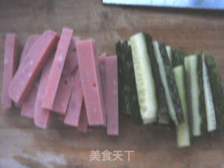 三鲜素炒面的做法步骤:3