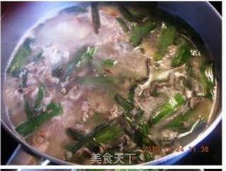 羊肉金针菇荞麦面的做法步骤：4