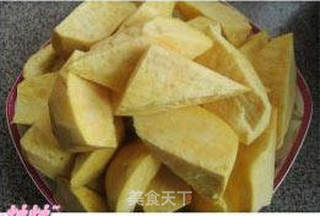 拔丝地瓜的做法步骤:2