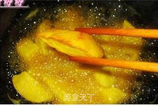 拔丝地瓜的做法步骤:4