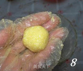 黄金椰丝球的做法步骤:8