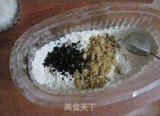 肉松海苔饼干的做法步骤:2