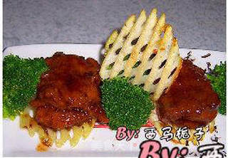 照烧鸡腿饭的做法步骤:13