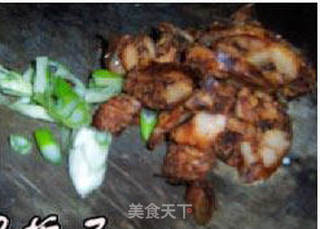 腊味红油豆腐的做法步骤:3