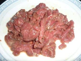 白萝卜炒牛肉的做法步骤：4