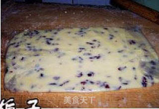 蔓越莓饼干棒的做法步骤:8