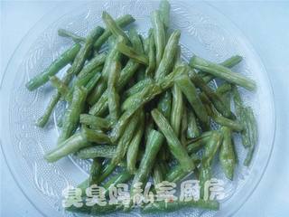 干煸豆角的做法步骤:3