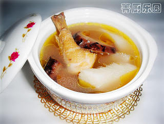 准妈妈营养美味靓汤——花菇山药煲鸡汤的做法步骤:17
