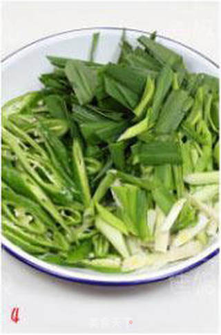 干豇豆蒜苗回锅肉的做法步骤:4