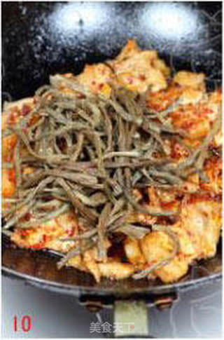 干豇豆蒜苗回锅肉的做法步骤:10