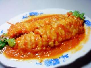 茄汁棒子鱼的做法步骤：7