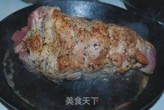 夹心肉卷李子的做法步骤:4
