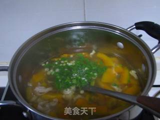 南瓜牛肉汤的做法步骤：8