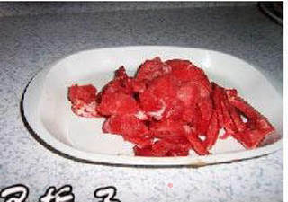 牛肉滑蛋的做法步骤:2