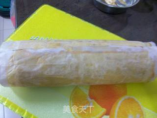 花生瑞士卷的做法步骤:19