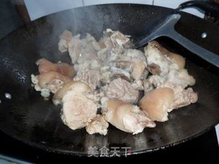 黄豆焖猪手的做法步骤:4