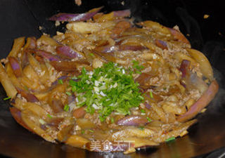 好吃的下饭菜——肉末茄子的做法步骤：7