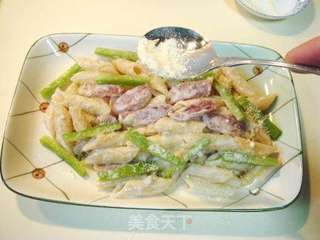 核桃菲利诺肠起司斜管面的做法步骤:13