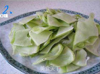 清炒梅豆的做法步骤:2
