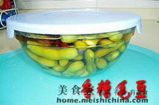 香糟毛豆的做法步骤:7