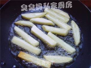 椒荷烧土豆的做法步骤:3