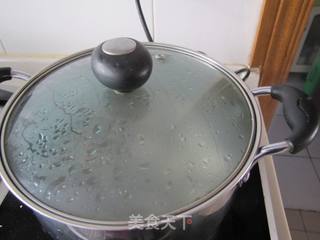 茼蒿肉圆汤的做法步骤:7