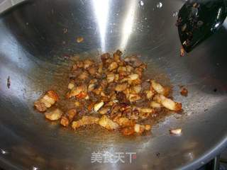简简单单又一餐@@菜旦炒烧肉的做法步骤:3