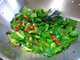 简简单单又一餐@@菜旦炒烧肉的做法步骤:5