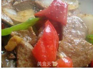 香辣猪肝的做法步骤:7