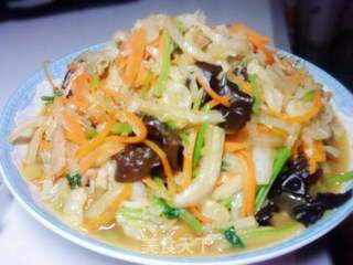 炒合菜的做法步骤：7