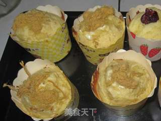 咸味肉松玛芬的做法步骤：11