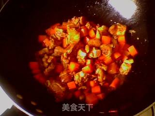 饕餮の蕨菜烧鸡的做法步骤:7