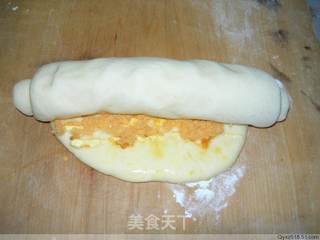 肉松火腿面包的做法步骤:6